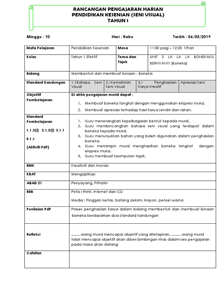 Rph Psv Tahun 1 M10 Pdf