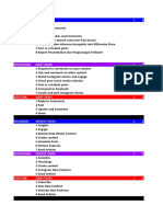 Social Media Checklist