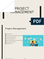 Lecture 1 Project Managment