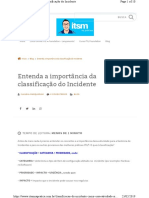 Entenda A Importância Da Classificação Do Incidente