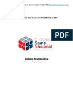Soal OSN Matematika SMP 2017 Tingkat Provinsi (Folder OSN) PDF