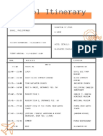 Bohol Itinerary Draft PDF