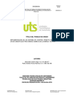 Implementación de Un Sistema de Control Remoto Inalámbrico para Un Actuador Electrico Básico Gama Iq de La Marca Rotork PDF