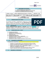 Administración Pública y Privada: Modelos e instrumentos