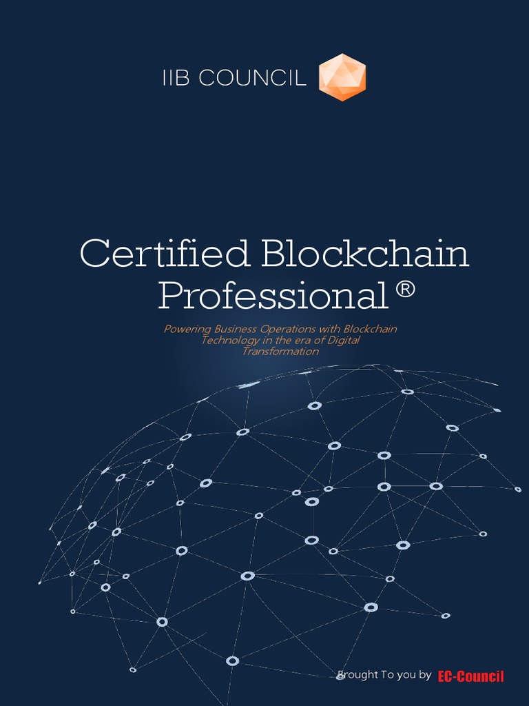 Certified Blockchain Professional Brochure PDF | PDF | Computers