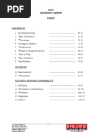 Icet Quantitative Aptitude Index: Arithmetic