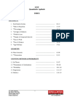 Icet Quantitative Aptitude Index: Arithmetic