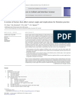 A Review of Factors That Affect Contact Angle and Implications For Flotation Practice PDF