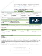 PAMET New Membership Form