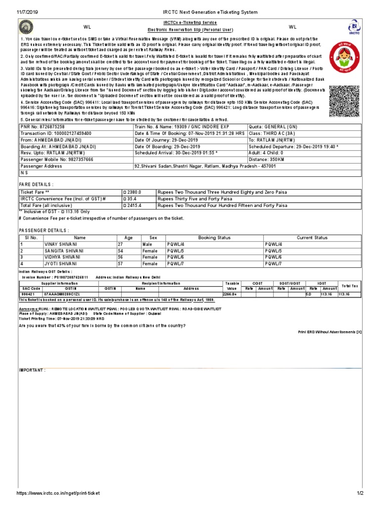  irctc next generation eticketing system pdf