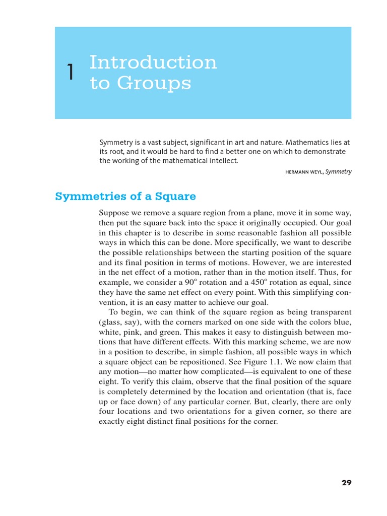 Dihedral and Cyclic Groups PDF | PDF