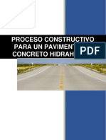 Proceso Constructivo para Un Pavimento de Concreto Hidrahulico