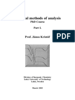 Thermal Methods of Analysis