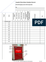 Form-007-Checklist Emergency Door Inspetion