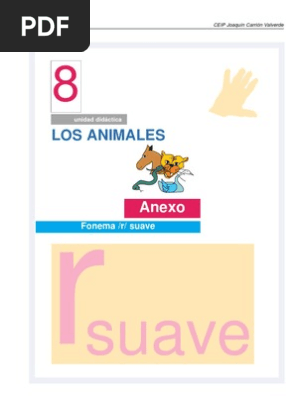 Fonema R Suave Pdf Silaba Los Simbolos