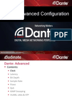 Advanced Dante Networking Avnw 2015 Audinate PDF