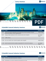 FLSmidth Cement Industry Seminar Agenda