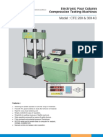 Electronic 4 Column Compression Testing Machines