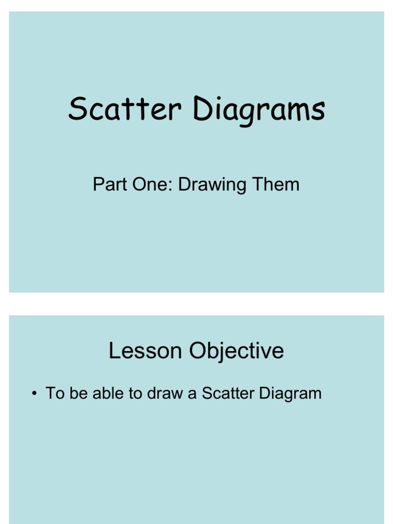 Scatter Diagrams | PDF | Scatter Plot | Correlation And Dependence