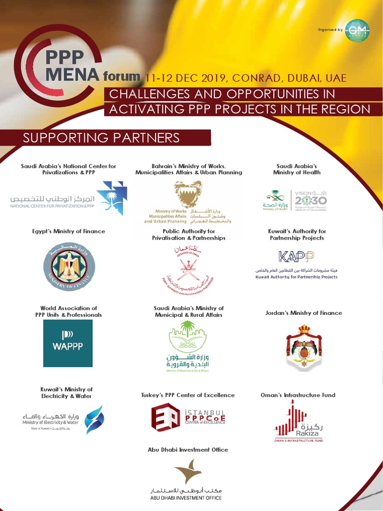 PPP MENA Forum 2019 Overview | PDF | Business | Technology & Engineering