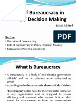 Role of Bureaucracy Presentation