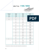 Aluminium Cable Tray Aa 1100 - 5052 1