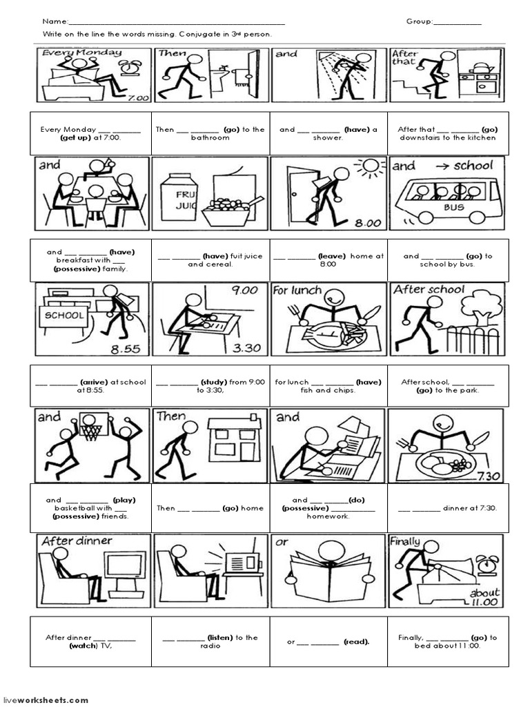 Daily Routines RD Person PDF | PDF