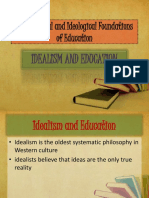 Philosophical and Ideological Foundations of Education