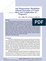 Methionine and Homocysteine Metabolism