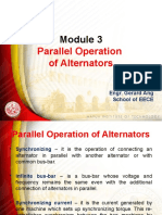 Module 3 Parallel Operation of Alternators