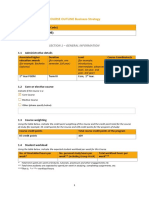 Business Strategy Outline - Dr. Chakraborty PDF