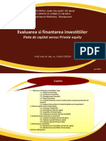 Suport Curs Evaluarea Si Finantarea Investitiilor V2 PDF
