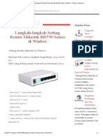 Langkah Setting Mikrotik