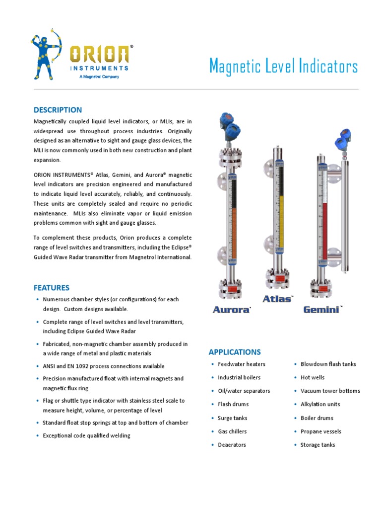 ORI-138.8 Orion Instruments MLI | PDF