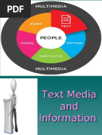 Text Media and Information