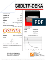 Deka-Solar-8G8DLTP-Gel-Battery-Datasheet