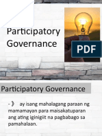 Participatory Governance