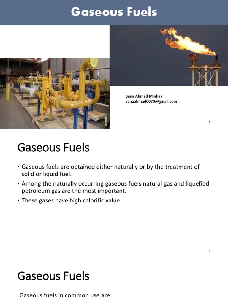 Lecture 12,14,15 Gaseous Fuels PDF