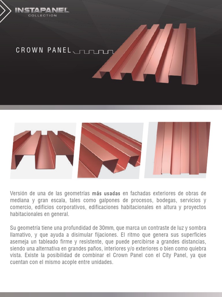 Crown Panel: Diseño y Aplicaciones | PDF