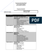 Dosificación Anual 9º Tecnología