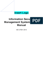 ISMS Manual (Sample)