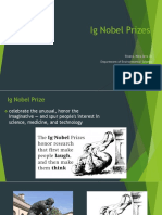 3 Ig Nobel Prizes