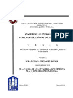 Tesis Análisis de Las Energías Limpias para La Generación de Energía Eléctrica PDF