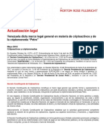 LA - Venezuela dicta marco legal general en materia de criptoactivos y de la criptomoneda Petro.pdf