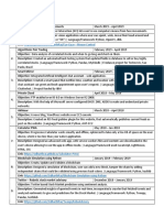 List of Projects Undertaken PDF