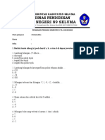 Soal PTS Matematika Kelas 6