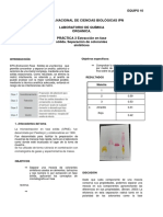 Practica #3 Extracción en Fase Solida. Separación de Colorantes Sintéticos