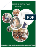 Sindh Education Sector Plan 2014-18