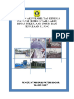 Laporan Akuntabilitas Kinerja Instansi Pemerintah Lakip Dpupr Kabupaten Bogor 2017
