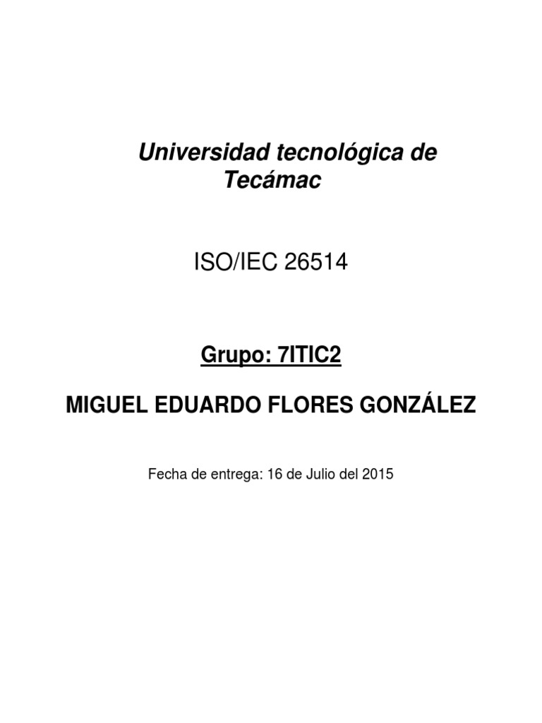 Iso Iec 26514 PDF | PDF